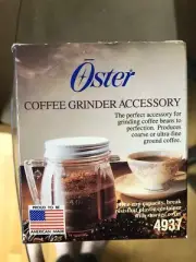 OSTER Coffee Grinder Accessory for Osterizer Blender #4937 1/2 Pint Brand New