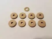 8 Hunter Irrigation Mini Clik Rain Sensor Hygroscopic discs - w/ Brass Washer