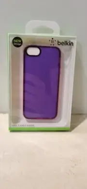 Belkin Shield Sheer Cover Case iPhone 5 / 5S - Candy Purple Sheer Matte