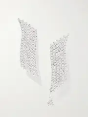 [Magda Butrym] Magda Butrym - Silver-tone Crystal Earrings - One size One size Silver