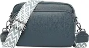 [bondoo] Bag | Cellphone Shoulder Purses,Fashion Travel Design Wallet Waterproof with Wide Strap and 3 Compartments for Women Men Wooloo