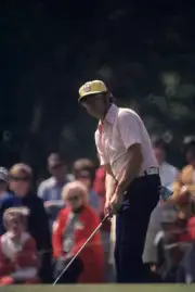 Tommy Aaron in action on Saturday at Augusta National. Play - 1973 Old Photo