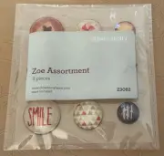 CLOSE to MY HEART Scrapbook STICKERS Zoe Assortment 9-Pcs Round Faceted NEW