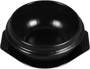 CRILSTYLEO 1500ml Korean Stone Bowl Tray Ceramic Soup Pot for Cooking Large Pot Tray Gas Stove Safe