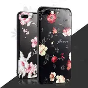FLOVEME 3D Relief Printing Flower Soft TPU Case for iPhone 7/8 7Plus/8Plus IPHONE 7 PLUS/8 PLUS 01