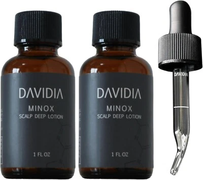 DAVIDIA Minox Hair Growth Early Scalp Care Tonic Men 2 bottles + special dropper