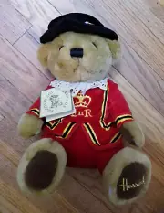 NWT 11” HARRODS KNIGHTSBRIDGE Beefeater Royal Guard Plush Bear