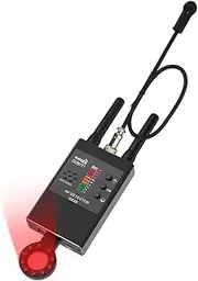 PRUBOVI Hidden Camera Detector, Anti-spy Detector, GPS RF Signal Scanner for Detecting Spy Cameras Hidden in Hotels, Offices (Black)