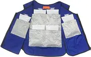 Reusable Cold Vest - Cold Vest with 6 Ice Pack Pockets - Cold Vest Designed with Adjustable Straps for Variety of Body Types for Outdoor Activities Kot-au