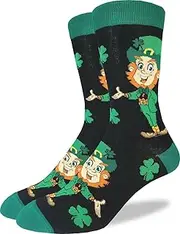 [Good Luck Sock] Men's St. Patrick's Day Socks, Adult
