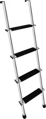 52" RV Bunk Ladder, 4 Step Integrated Aluminum Camper Bunk Bed Ladder