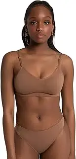 Capezio Women's Seamless Clear Back Bra with Transition Straps