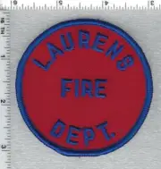 Laurens Fire Department (South Carolina) Round Shoulder Patch