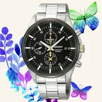 在飛比找PChome商店街優惠-SEIKO 精工錶 國隆 SNDC85P1 IP電鍍錶框_不