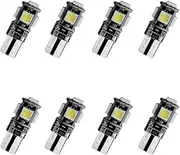 8X-SPEED 8PCS Led Interior Light Bulb 5050 Chip Fit for Nissan GT-R 2009–present Done Read Glove Box Trunk Vanity Mirror Sun Visor Light