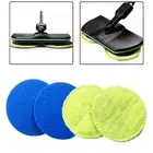 Electric Cordless Rechargeable Floor Cleaner Scrubber Mop Pads Set of 4