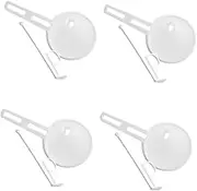 MAGICLULU 4 Sets Handheld Cake Decorating Funnel Cream Dispenser for Icing Batter Baking Tools for Cake Shops Bakeries Home Use