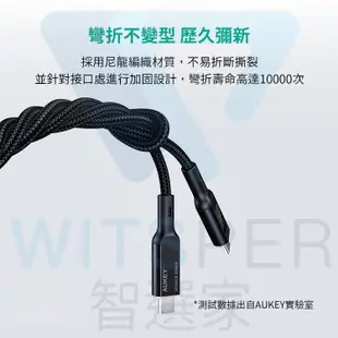 AUKEY Type-C to Type-C USB 1.8M 快充傳輸線（CB-MCC102）| WitsPer智選家
