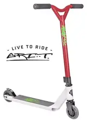 NEW Grit Freestyle Scooter Co. Atom Pro Scooter (White/Red) NIB
