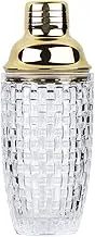 IsMwav 13Oz Glass Cocktail Shaker Set - Glass Shaker for Cocktails, Drink Shakers Cocktail and Cocktail Shakers Gold Easy to Use