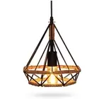 Creative Retro Iron Rope Bar Decor Ceiling Pendant Light Lamp Shade 25*26cm