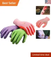 6 Pairs Women's Gardening Gloves with Micro-Foam Coating - Eco-Friendly Comfort