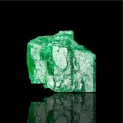 Emerald A 6.55 carat Vivid Green Natural Emerald Rough Crystal, Swat Pakistan