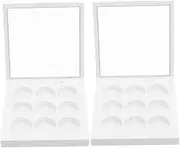 MERRYHAPY Travel Eyeshadow Palette DIY Refillable Square Box Empty Containers for Women's Makeup Kit