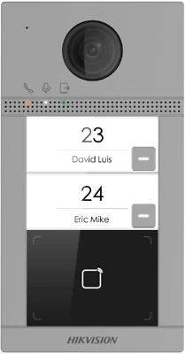 Hikvision DS-KV8213-WME1(C) Flush 2-Button Metal Villa Door Station