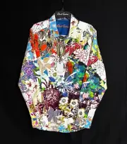 Robert Graham AFTERMATH Embroidered $328 XL NWT Classic Fit X-Large