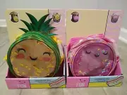 2x Fruit Sweets 2in1 Crossbody Waist Bag Pineapple Sequins Donuts Sprinkles