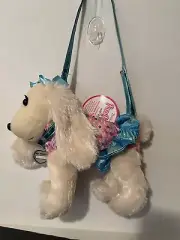 Poochie & Co Lucy the Labrador Plush Purse,/ Cross Body Purse