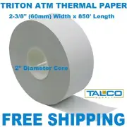 TRITON ATM THERMAL RECEIPT PAPER - 10 ROLLS ~FAST FREE SHIPPING~