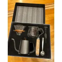 在飛比找蝦皮購物優惠-手沖咖啡壺  禮盒組 咖啡濾杯 咖啡器具 咖啡套裝  手沖咖