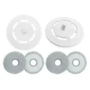 For Ecovacs Deebot T20 OMNI/T20 Pro Robot Mop Brackets Vacuum Mopping Plate Mop Cloth Mount Holder R White & Gray