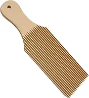 9.5x2.8 Inch Wooden Gnocchi Board Pasta Making Tool Striped Butter Paddle Easy to Clean Kitchen