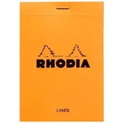 Rhodia No. 12 85 x 120mm Lined Pad Orange Sheets