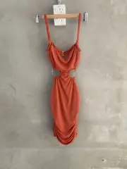 BEC + BRIDGE LENA MINI DRESS - PAPRIKA sz 6 Bnwt G49