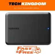Toshiba 1TB Canvio A5 Portable USB-C HDD, Black, 3Yr