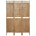 3-Panel Room Divider Bamboo 120x180 cm