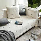 Plush Sofa Cushion Nordic Modern Fabric Non-slip Thick Towel Sofa Cover