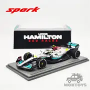 Spark 1:43 2022 F1 Petronas W13 NO44 L.Hamilton 300TH French Resin Model Car
