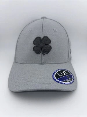 Black Clover Live Lucky Fitted Golf Hat L / XL Sweet Lid Charcoal Gray NWT Cap