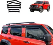 OAD4X4 Weathershields Compatible with GWM Tank 300 Tank300 2023-Onwards, Widened Weather Shields Window Visors Wind Deflectors Sun Rain Guard 6PCS Set