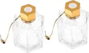 Oil Diffuser Bottle Aromatherapy Essential Oil Refiller 100ml Glass Perfume Travel Bottle Set of 2 Mother's Day Valentine's Day