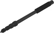 Portable Mic Boom Pole Arm, Stretchable Handheld Microphone Holder Pole, Soft Foam Handle Mic Extension Arm with Universal 1/4 Interface, 3kg Load (5 Section)