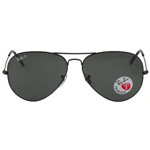 RAY BAN 偏光 太陽眼鏡(黑色)RB3025-002#58