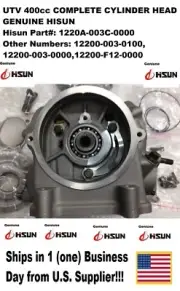 UTV 400 Complete Cylinder Head, Hisun, MSU,TSC,Massimo,Bennche 1220A-003C-0000