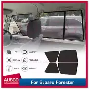AUSGO Magnetic Window Sun Shade for Subaru Forester S4 2013-2018 Mesh Cover 4PCS