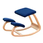 Ergonomic Kneeling Chair Adjustable Bentwood Frame Chair For Straighten Backbone